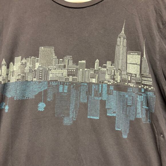 Coexist New Angeles Shirt Grunge Faded Skater Streetwear Comfy Cozy Made in USA - Picture 3 of 10